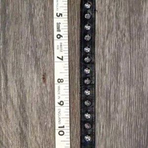 cat small dog 15" Black Spike Studded Collar Choker spiked punk goth